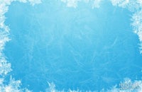 a blue background with snowflakes on it